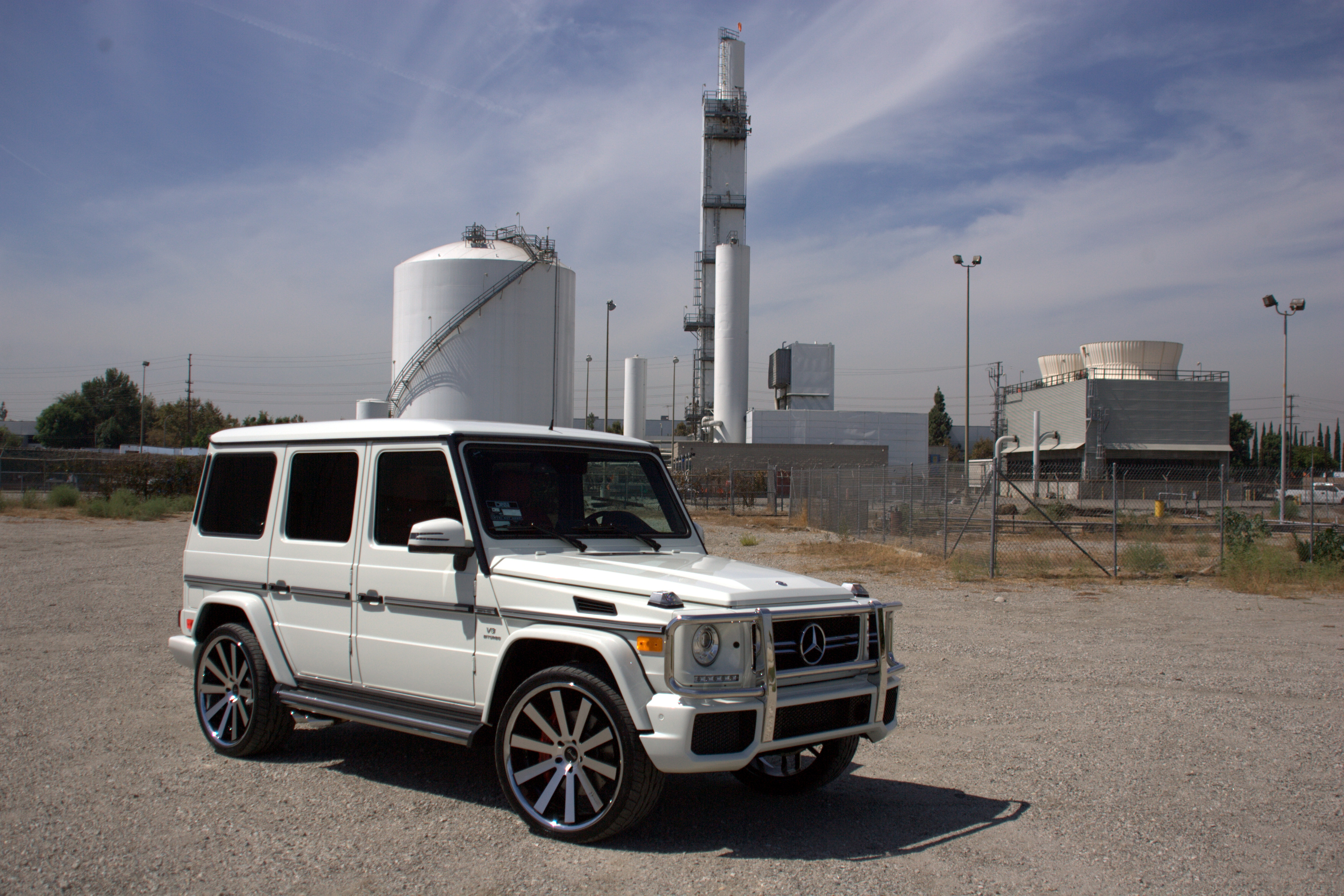 Gianelle Santo 2SS Machined Black on Mercedes Benz G class